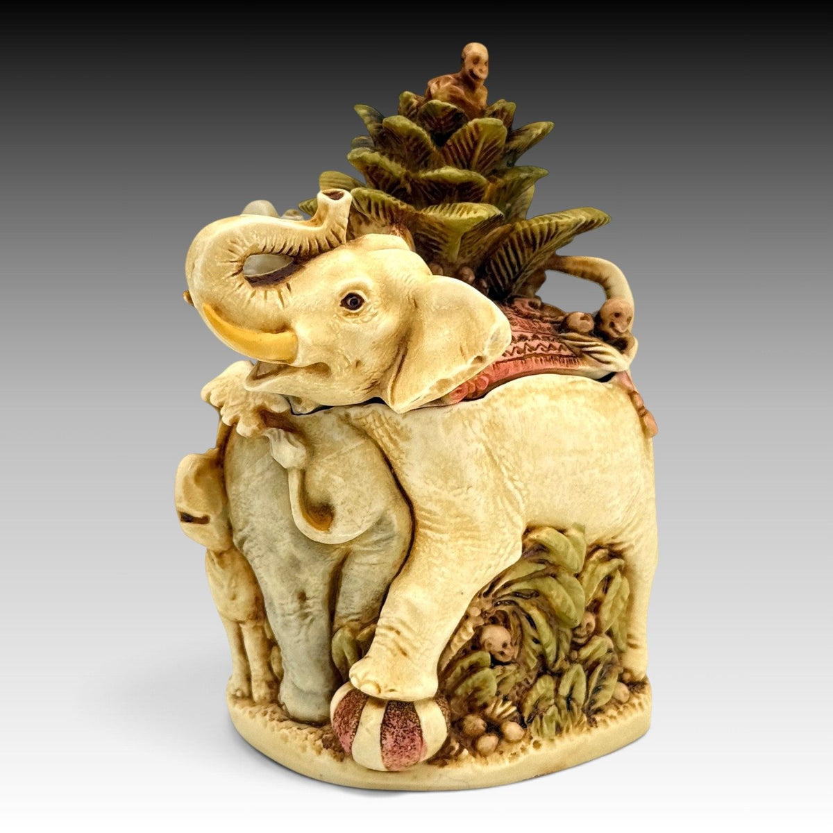 Harmony Kingdom Ganesa's Parade Elephants & Monkeys TJEVHOL03E Archive