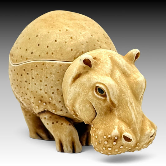Harmony Kingdom In the Know TJIHI Interchangeables Hippo Archive Figurine