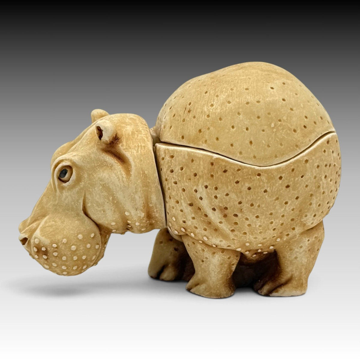 Harmony Kingdom In the Know TJIHI Interchangeables Hippo Archive Figurine