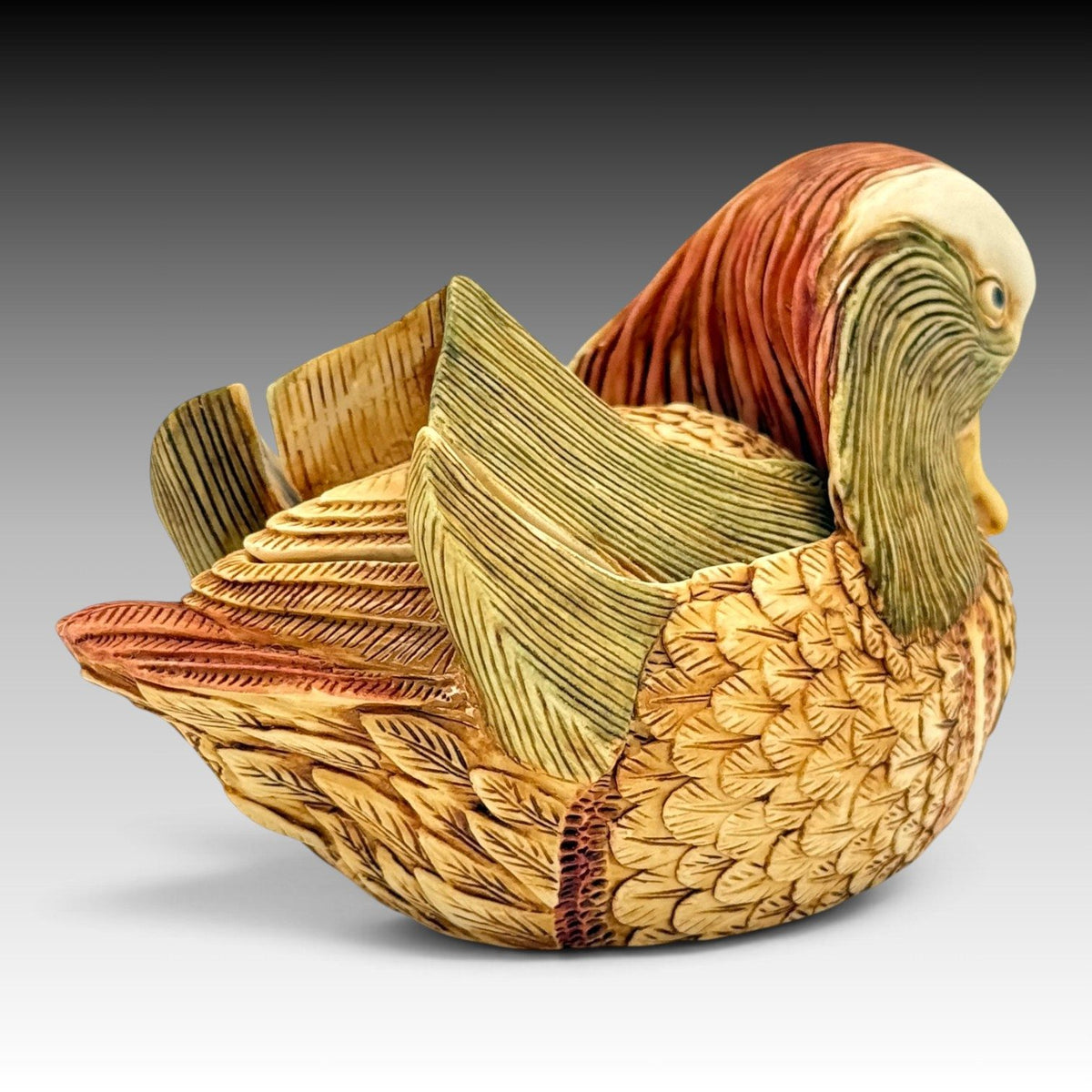 Harmony Kingdom Drake's Fancy TJLDU4 Mandarin Duck Archive Box Figurine