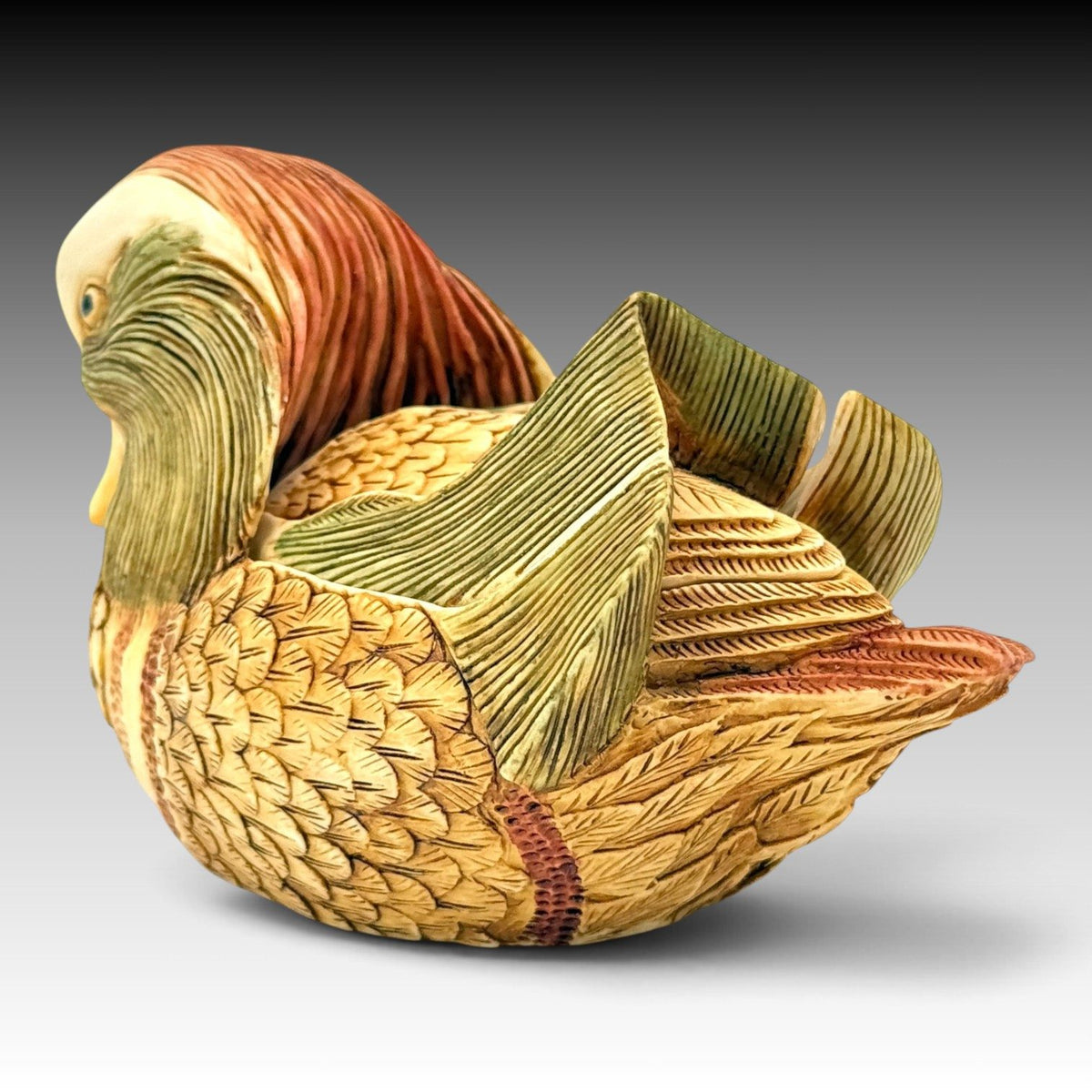 Harmony Kingdom Drake's Fancy TJLDU4 Mandarin Duck Archive Box Figurine