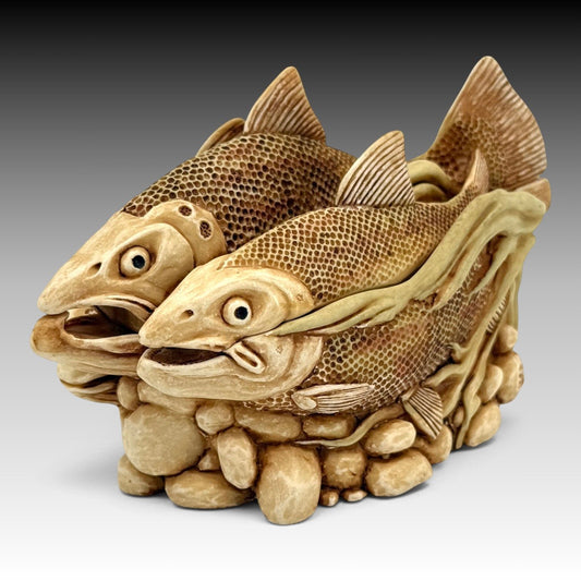 Harmony Kingdom Journey Home TJLFI Large Treasure Jest Fish Archive 1991