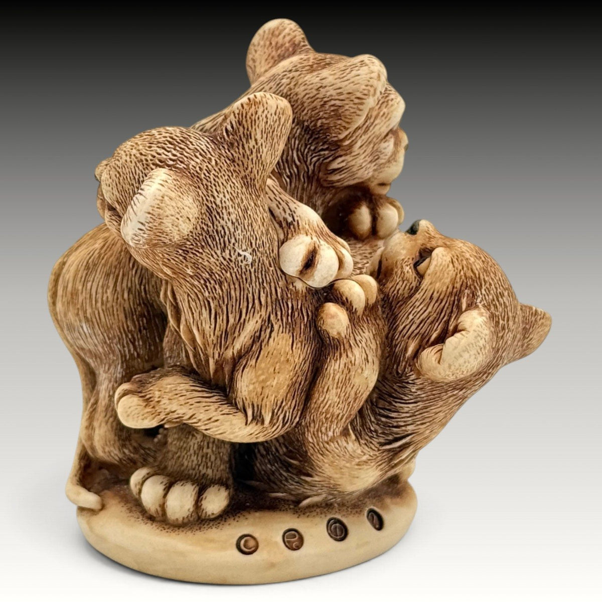 Harmony Kingdom Rough and Tumble TJLI2 Lion Cubs Treasure Jest England