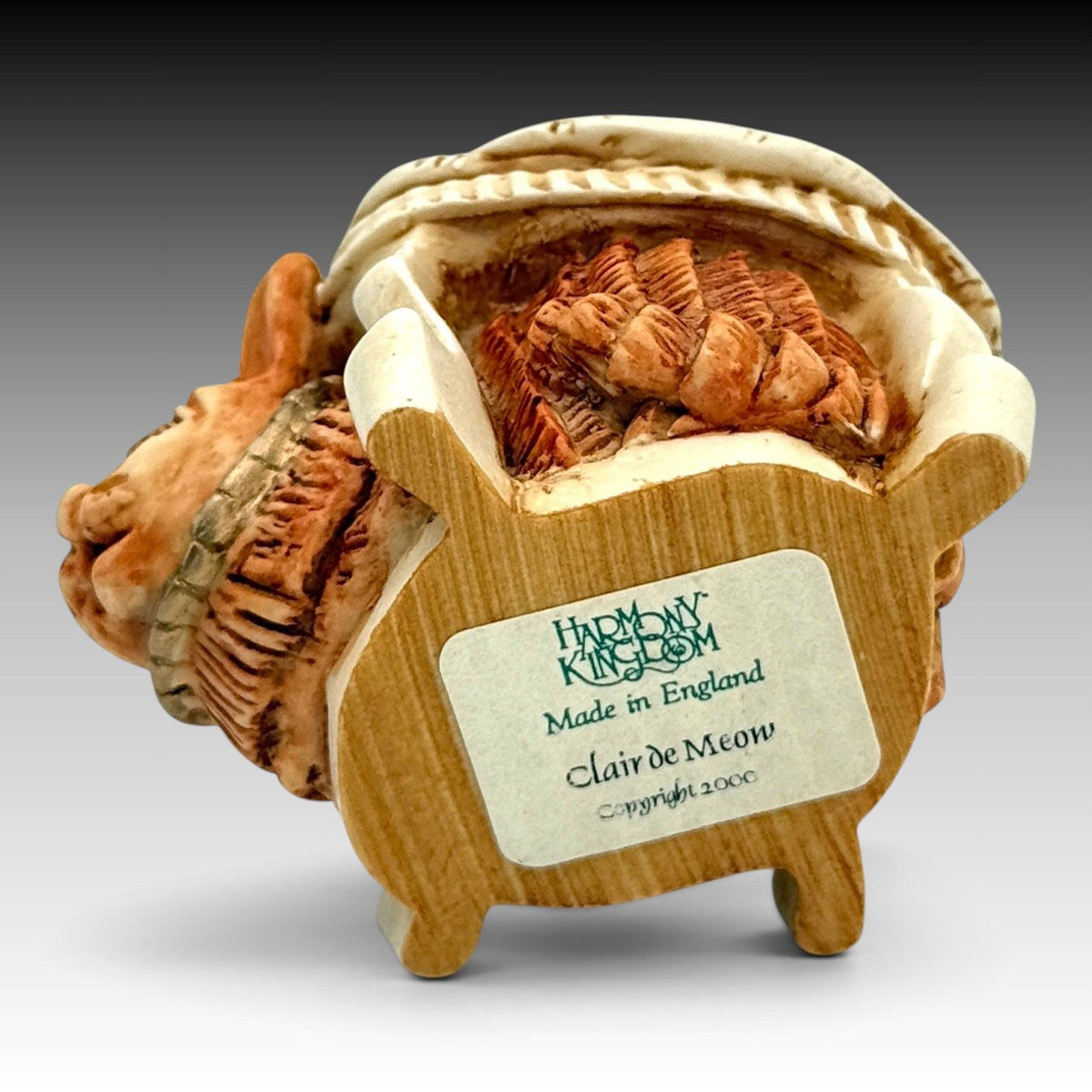 Harmony Kingdom Clair de Meow TJMINEVE5 Cat Archive Box Figurine