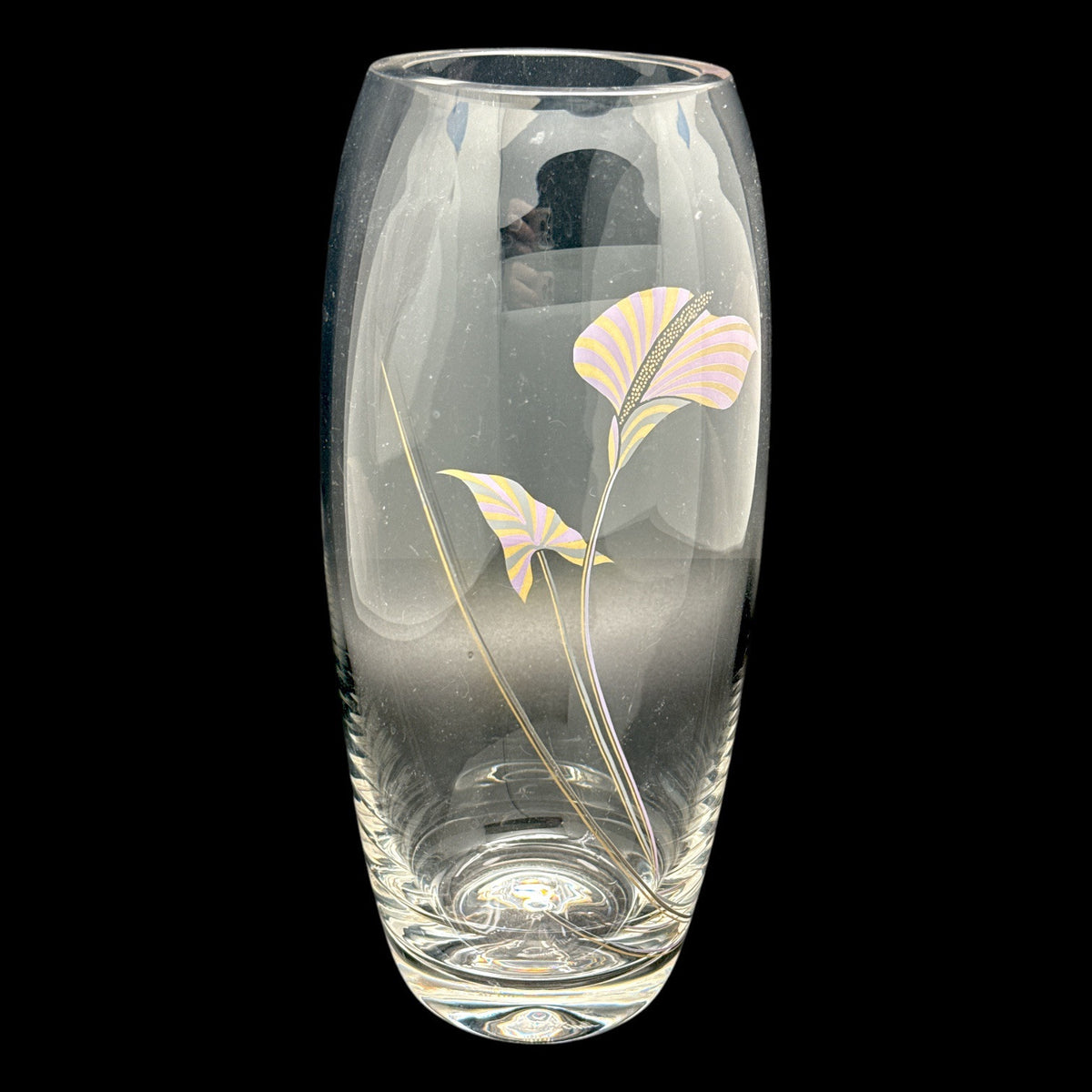 Rosenthal CRYSTAL Studio-line VASE ANTHURIUM Designed by YANG Germany 9.0" Tall