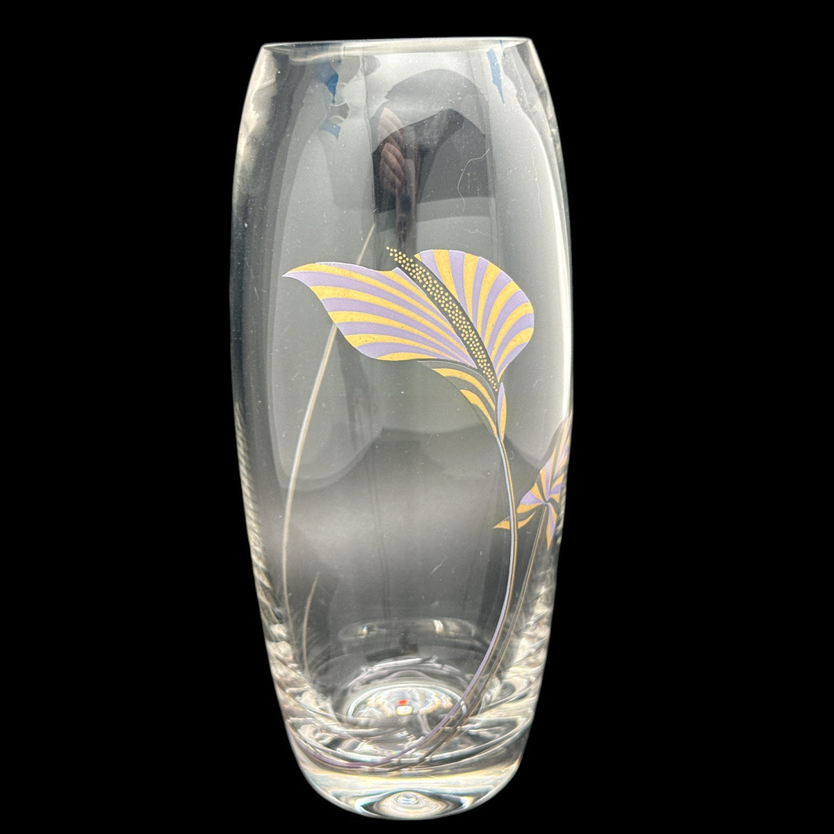 Rosenthal CRYSTAL Studio-line VASE ANTHURIUM Designed by YANG Germany 9.0" Tall